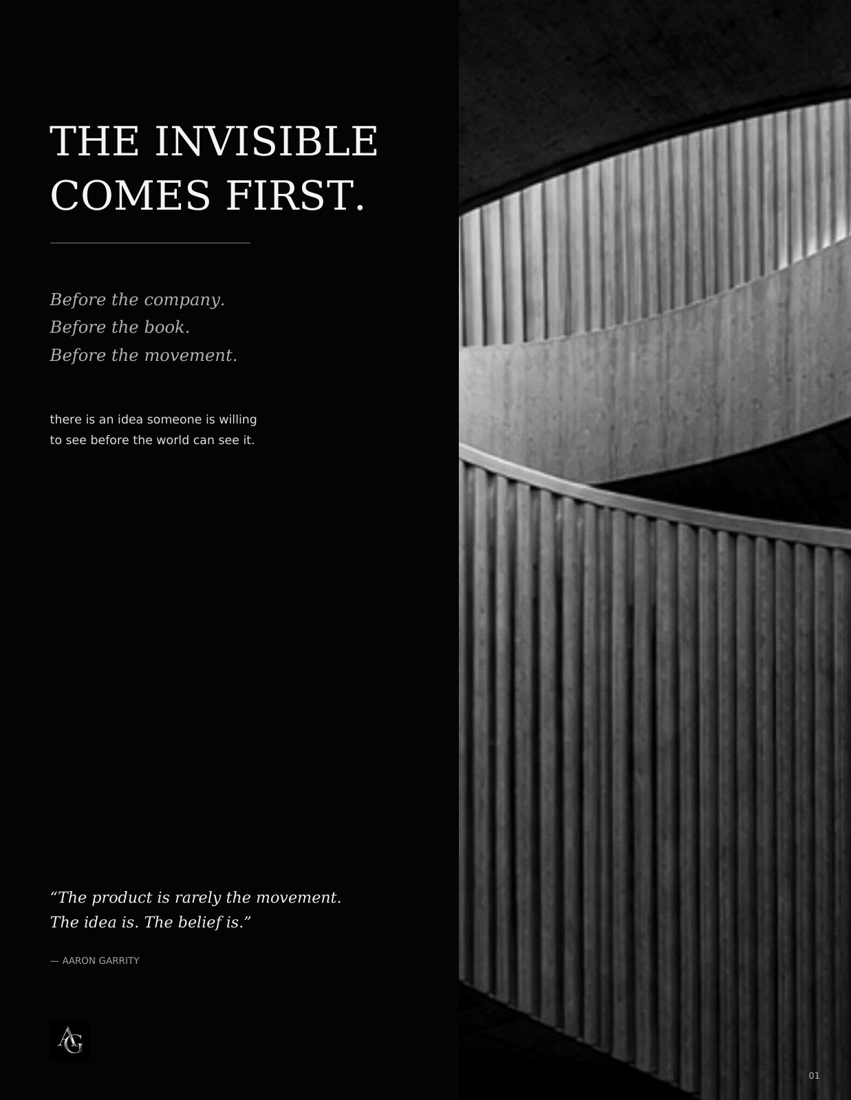 Inside Authors: The Architecture of Becoming, designed page 2 of 11