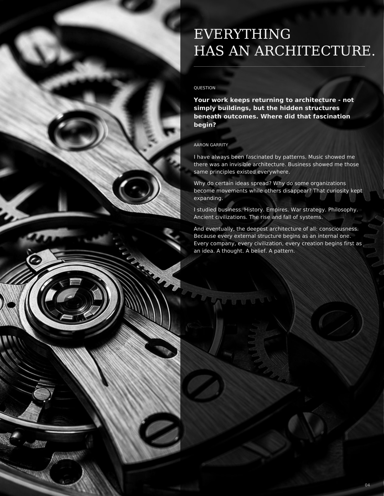 Inside Authors: The Architecture of Becoming, designed page 5 of 11