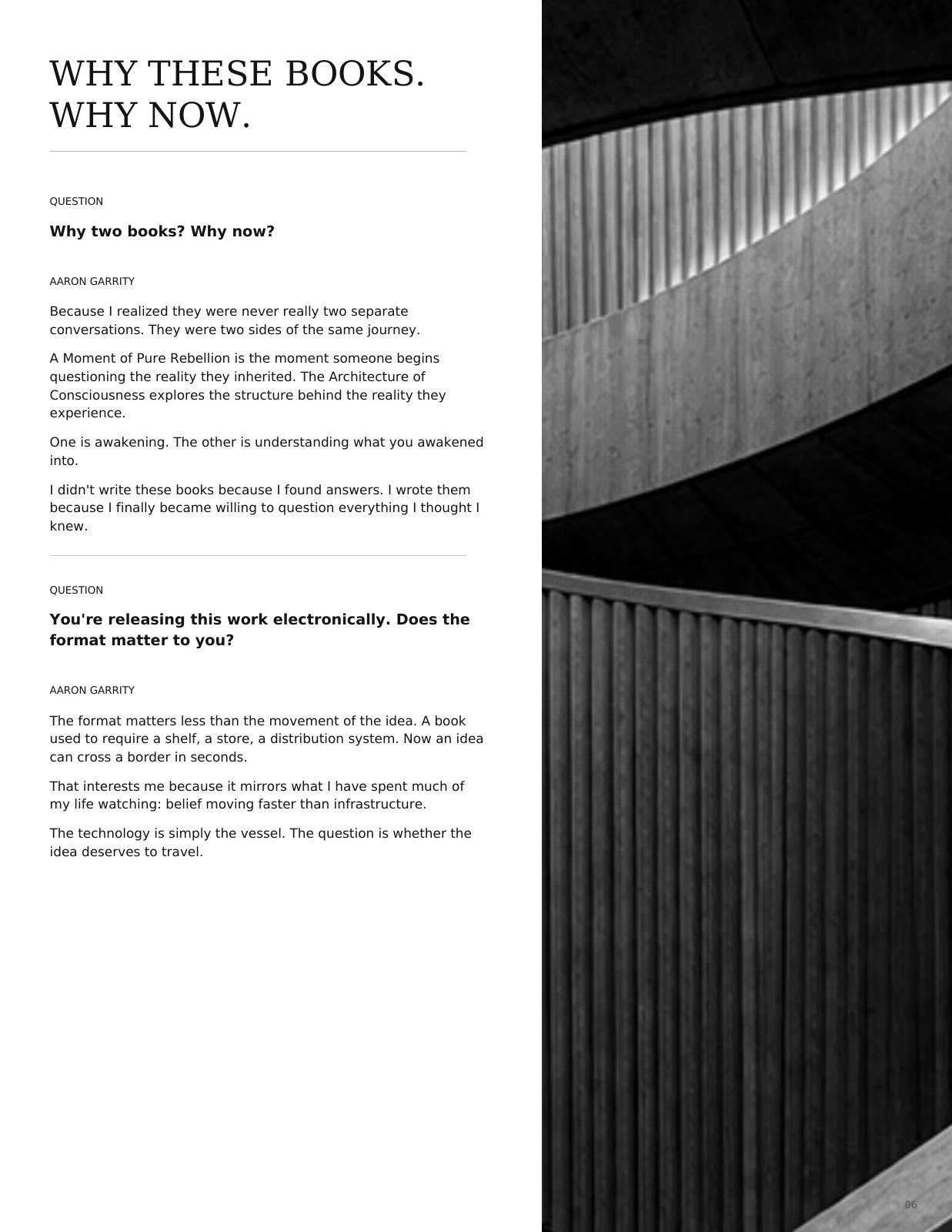 Inside Authors: The Architecture of Becoming, designed page 7 of 11