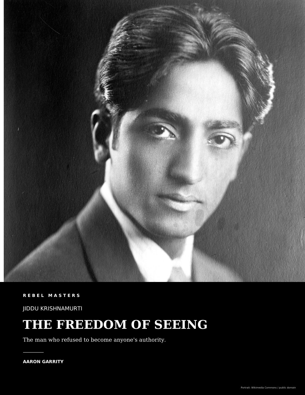 Jiddu Krishnamurti