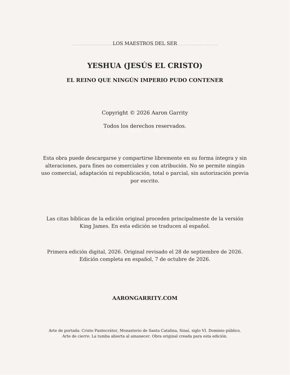 Yeshua, edición española, página 2