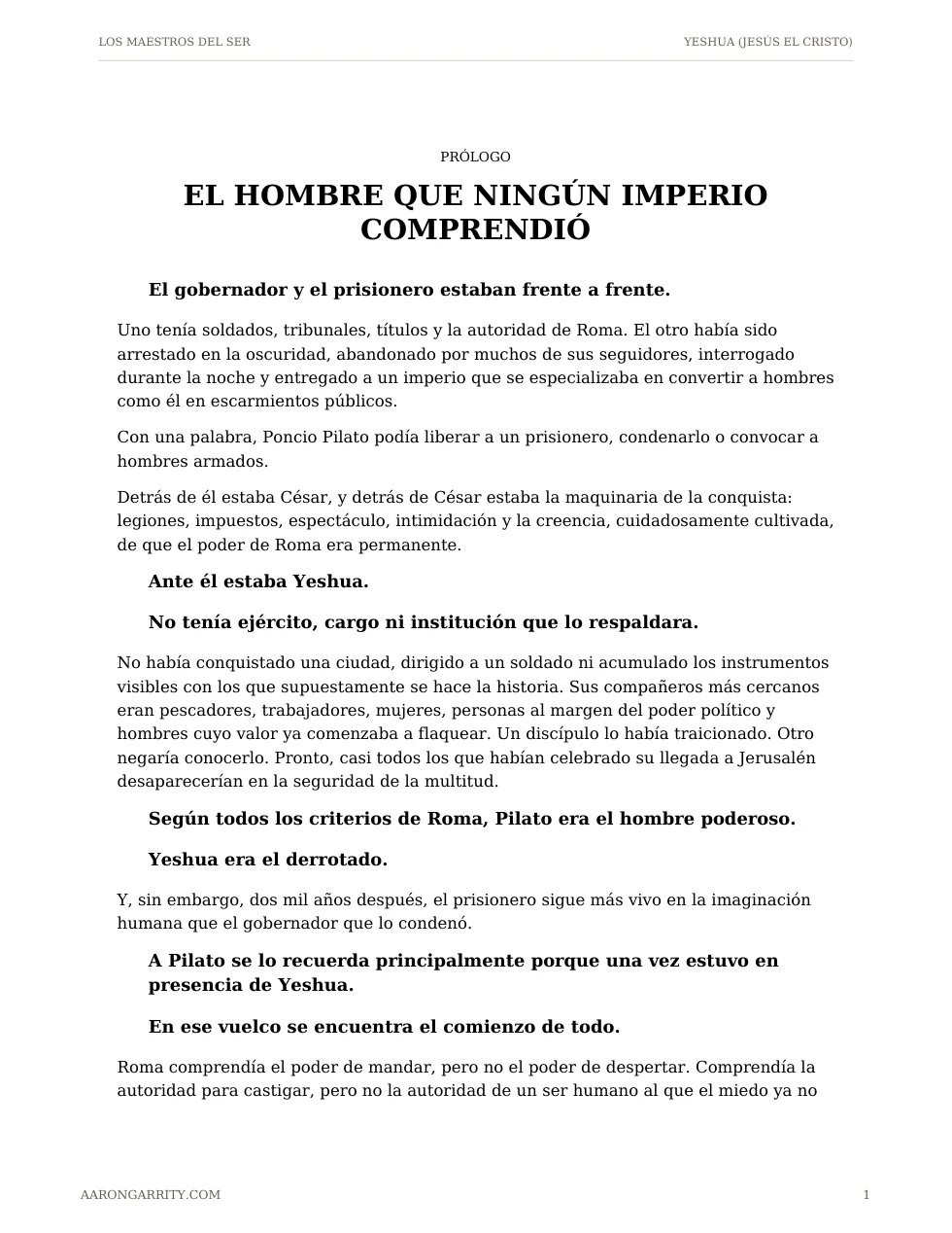 Yeshua, edición española, página 3