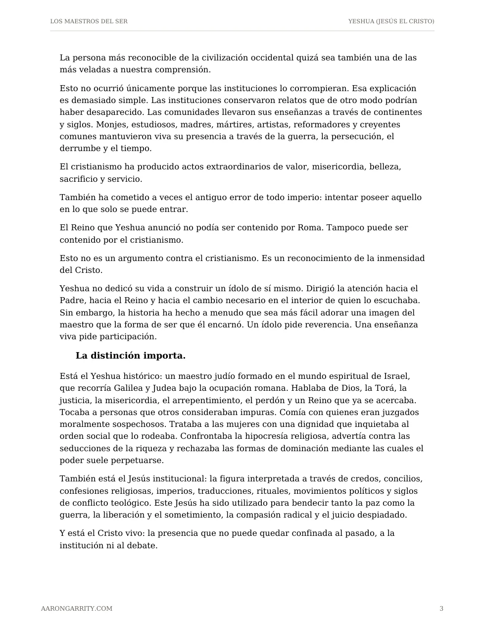 Yeshua, edición española, página 5