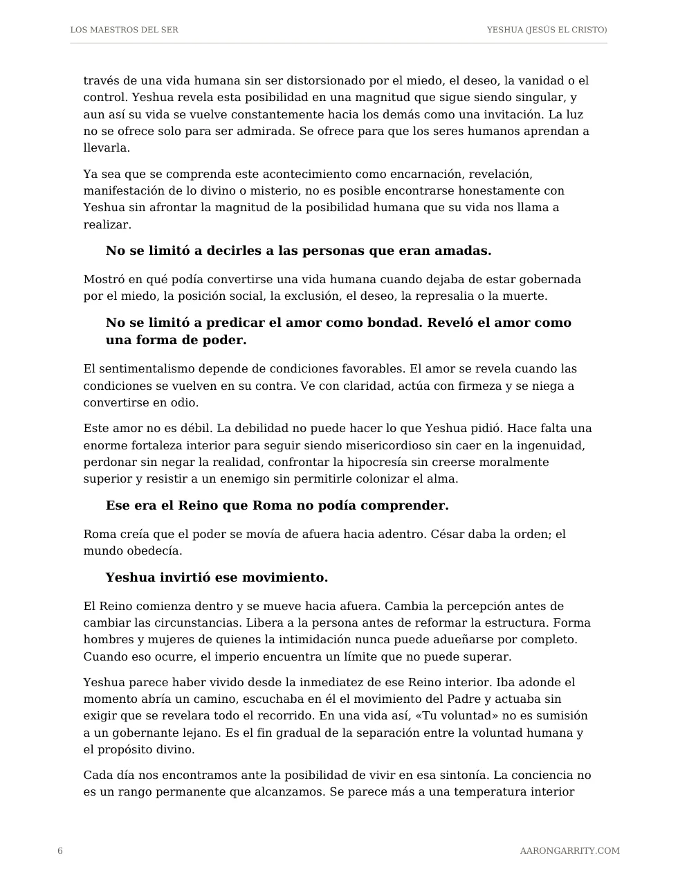 Yeshua, edición española, página 8