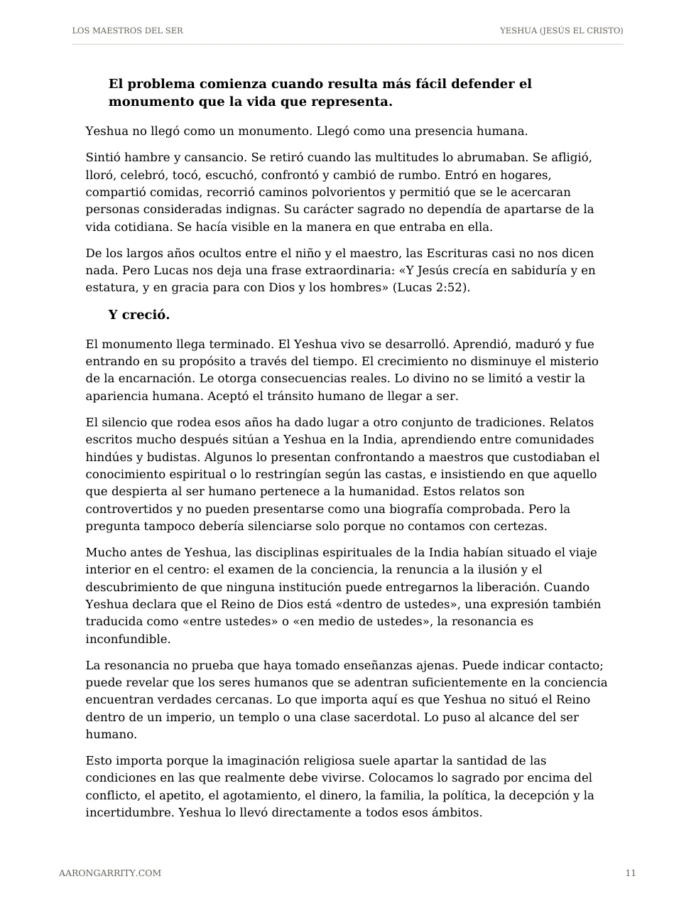 Yeshua, edición española, página 13