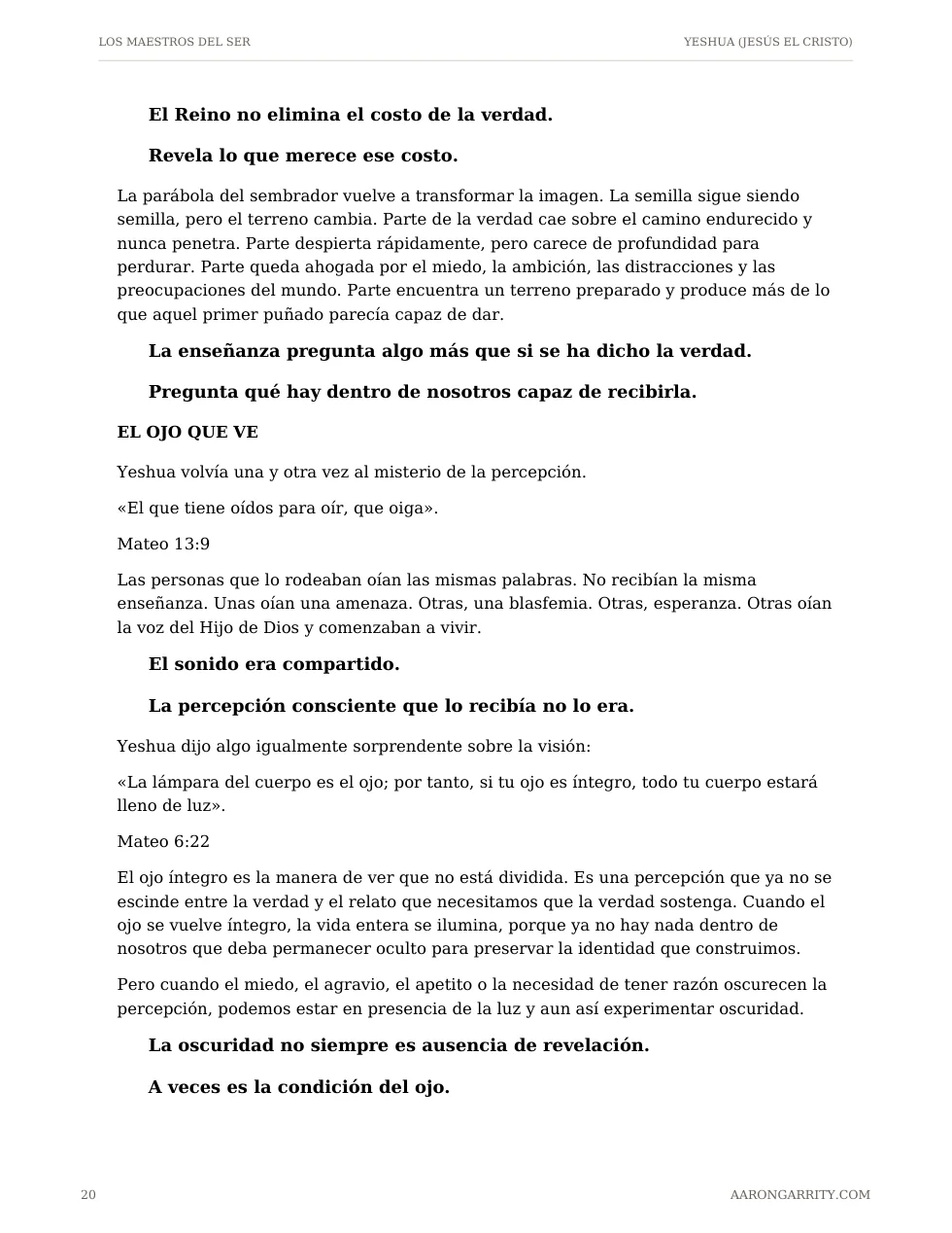 Yeshua, edición española, página 22