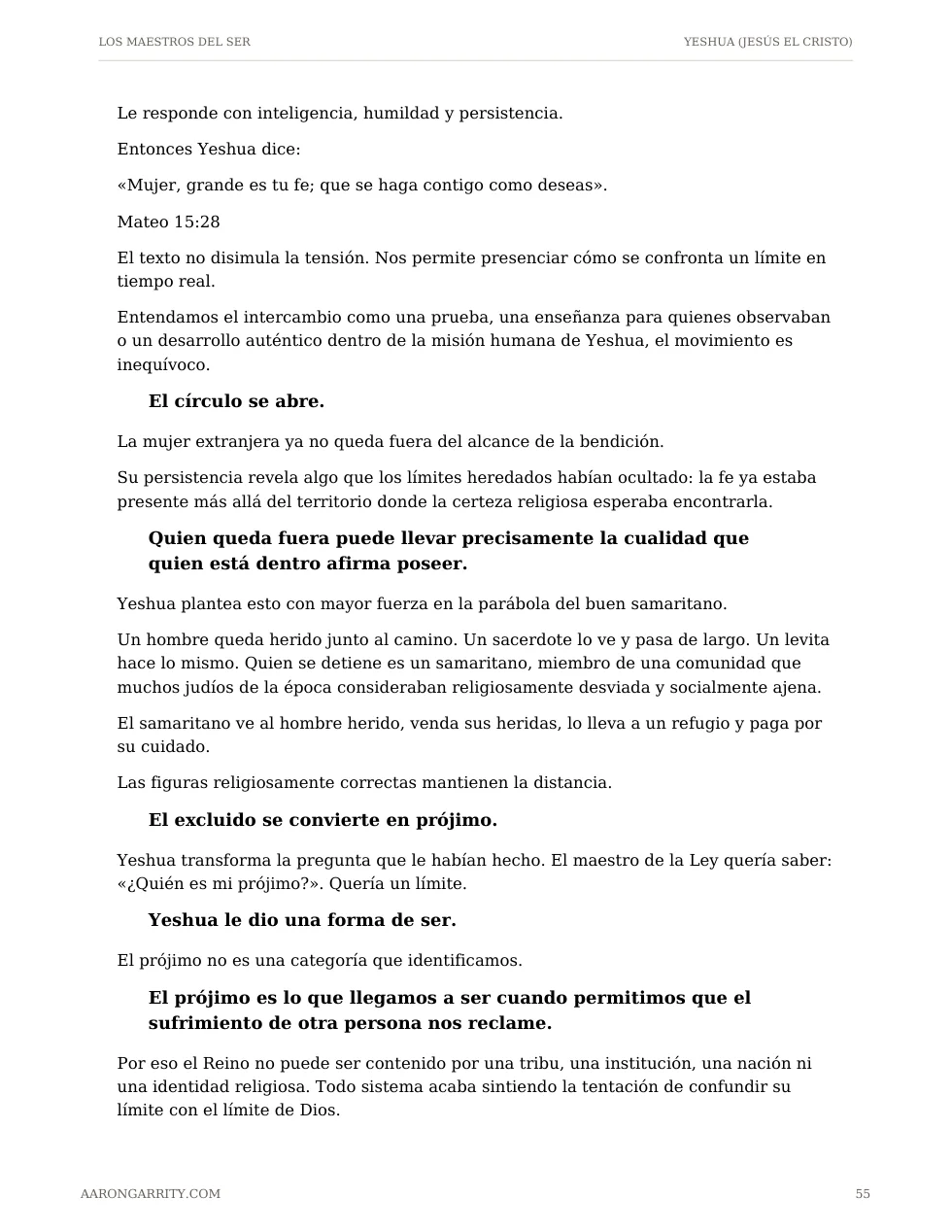 Yeshua, edición española, página 57