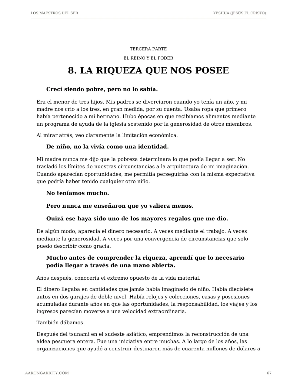 Yeshua, edición española, página 69