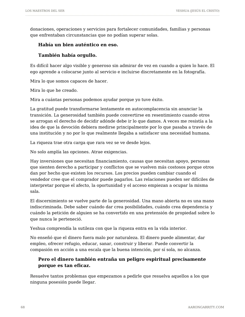 Yeshua, edición española, página 70