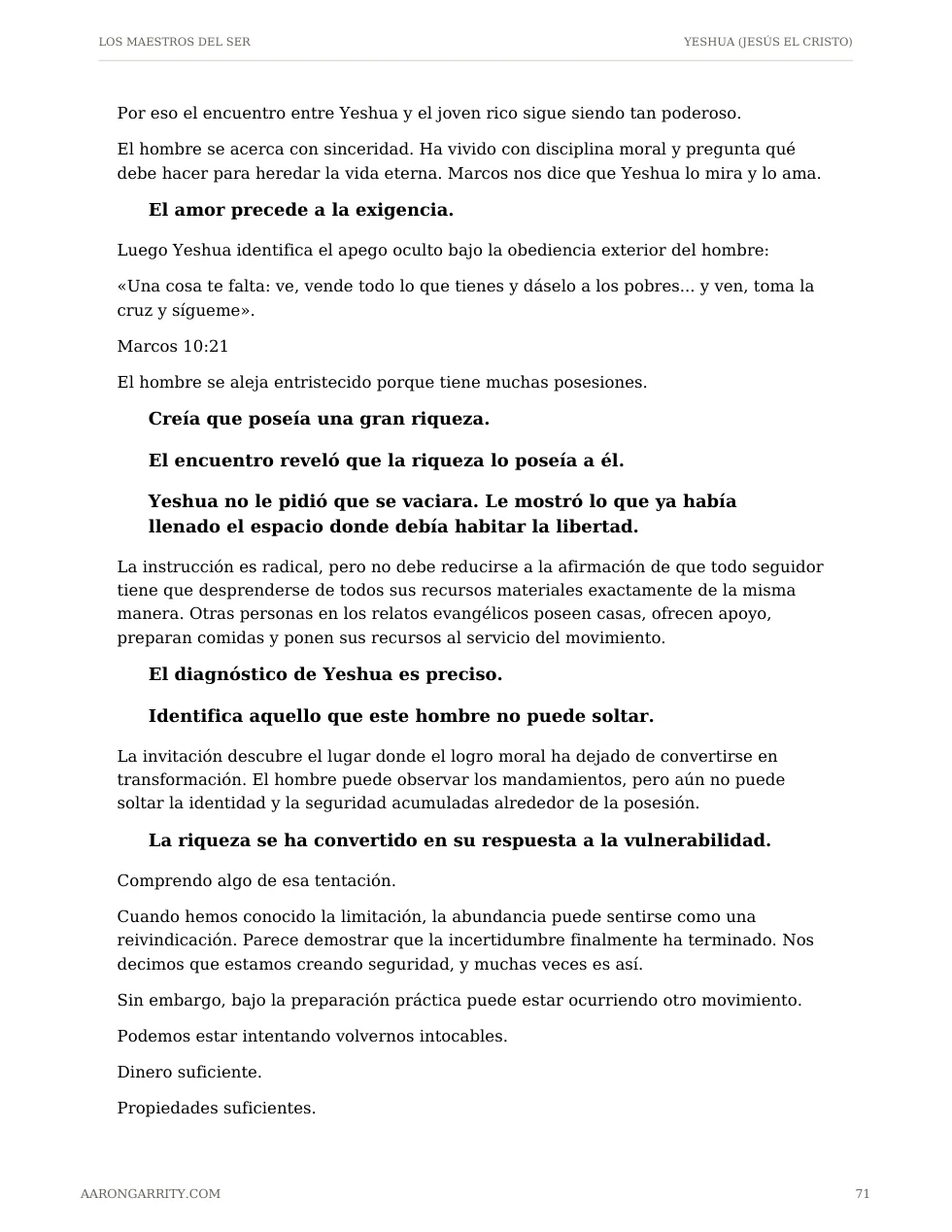 Yeshua, edición española, página 73