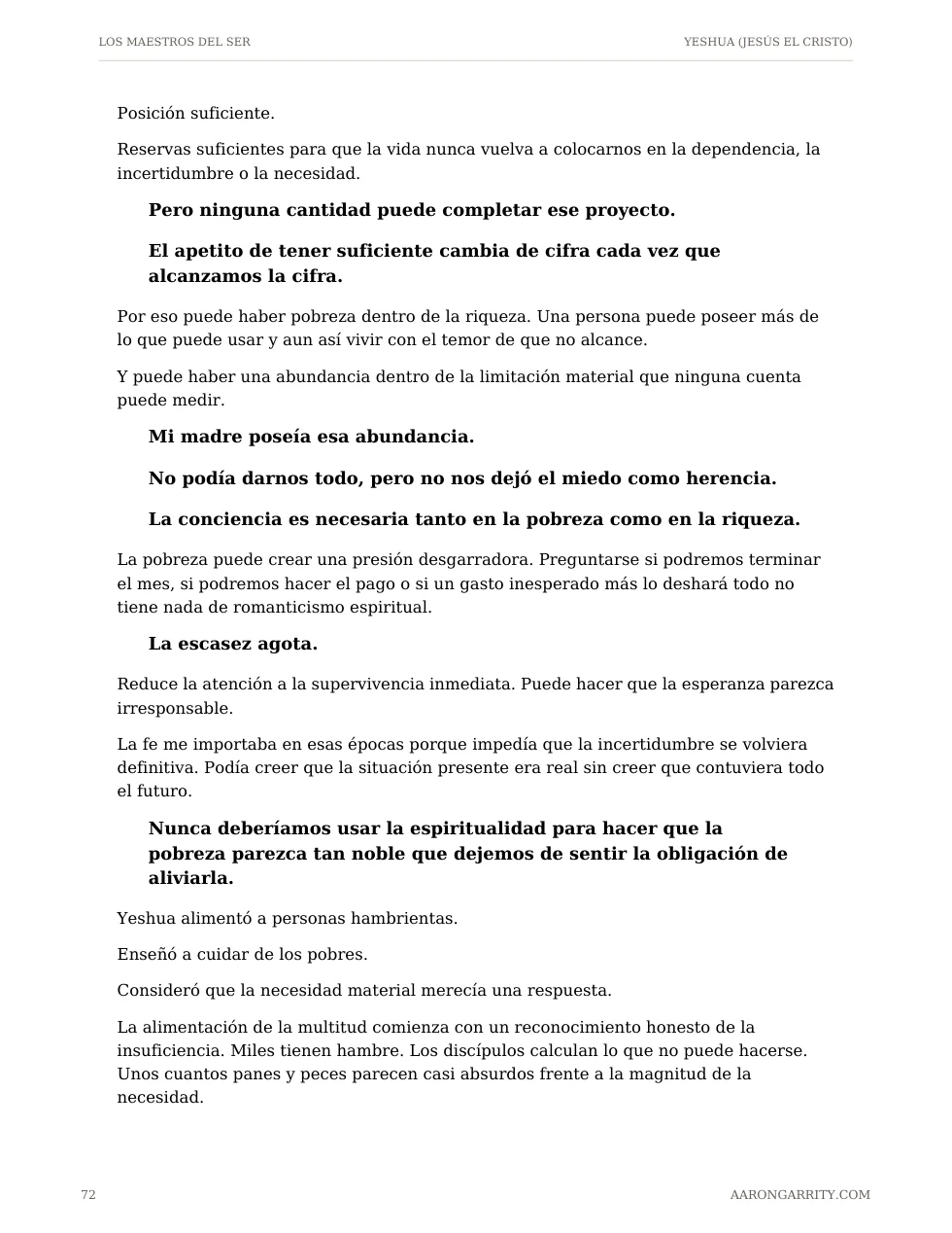 Yeshua, edición española, página 74