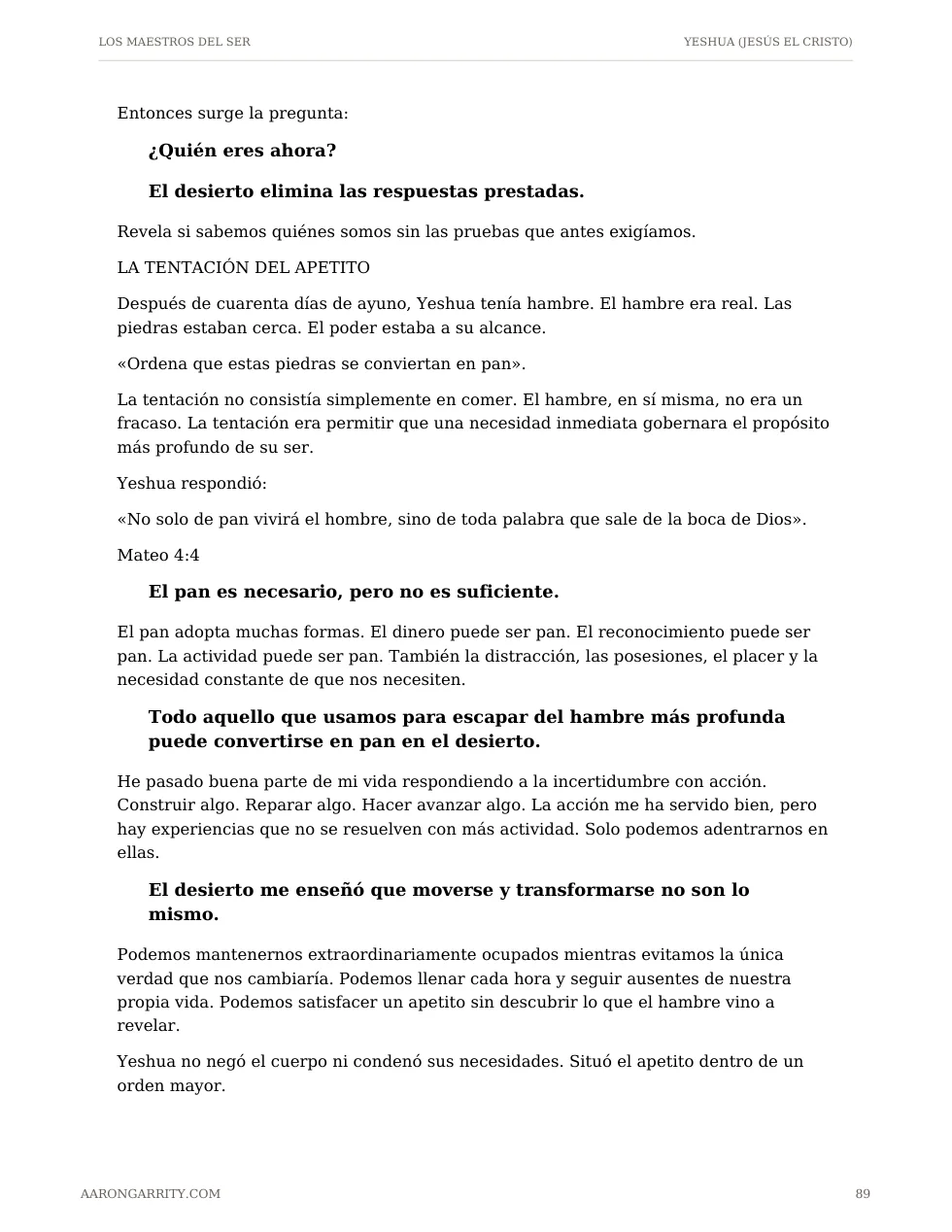 Yeshua, edición española, página 91