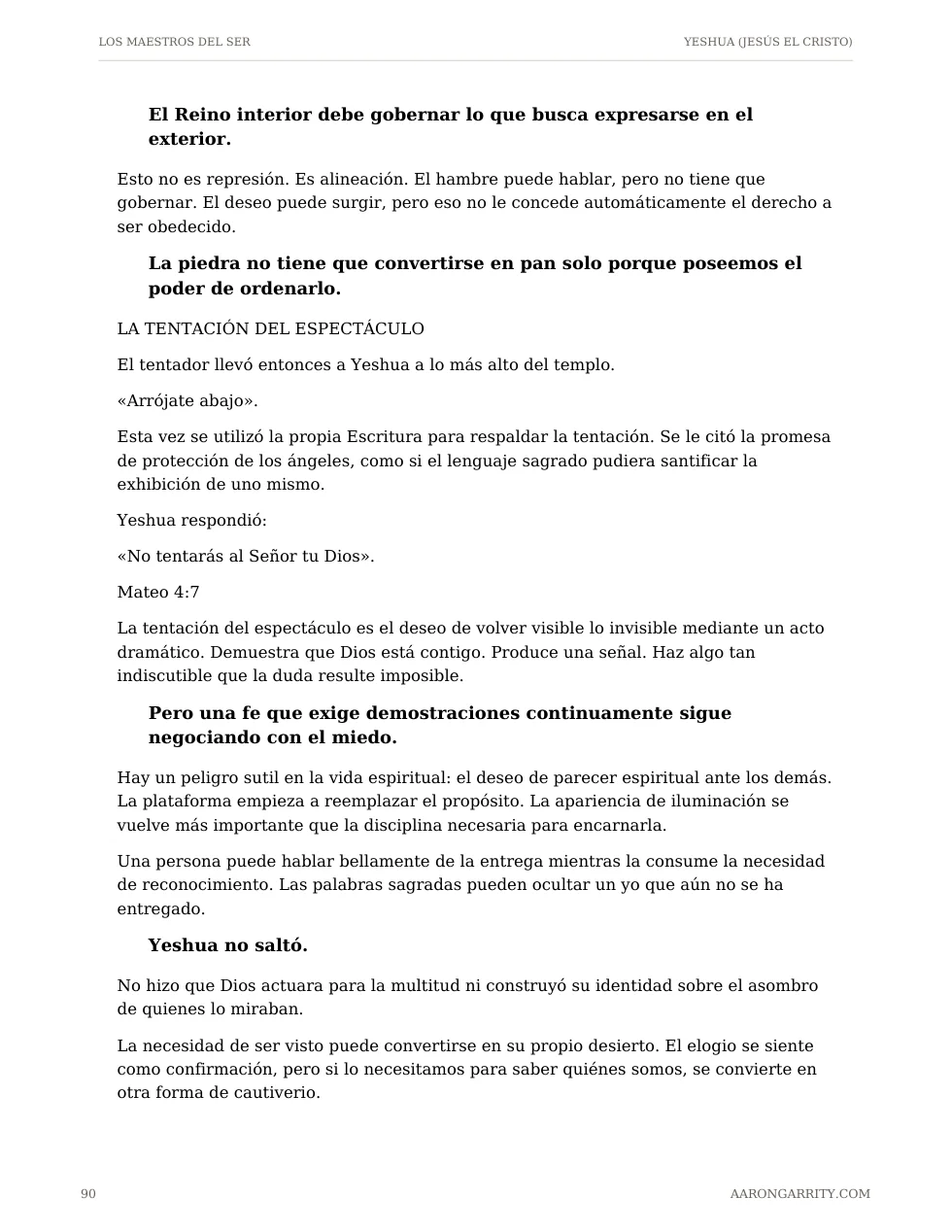 Yeshua, edición española, página 92