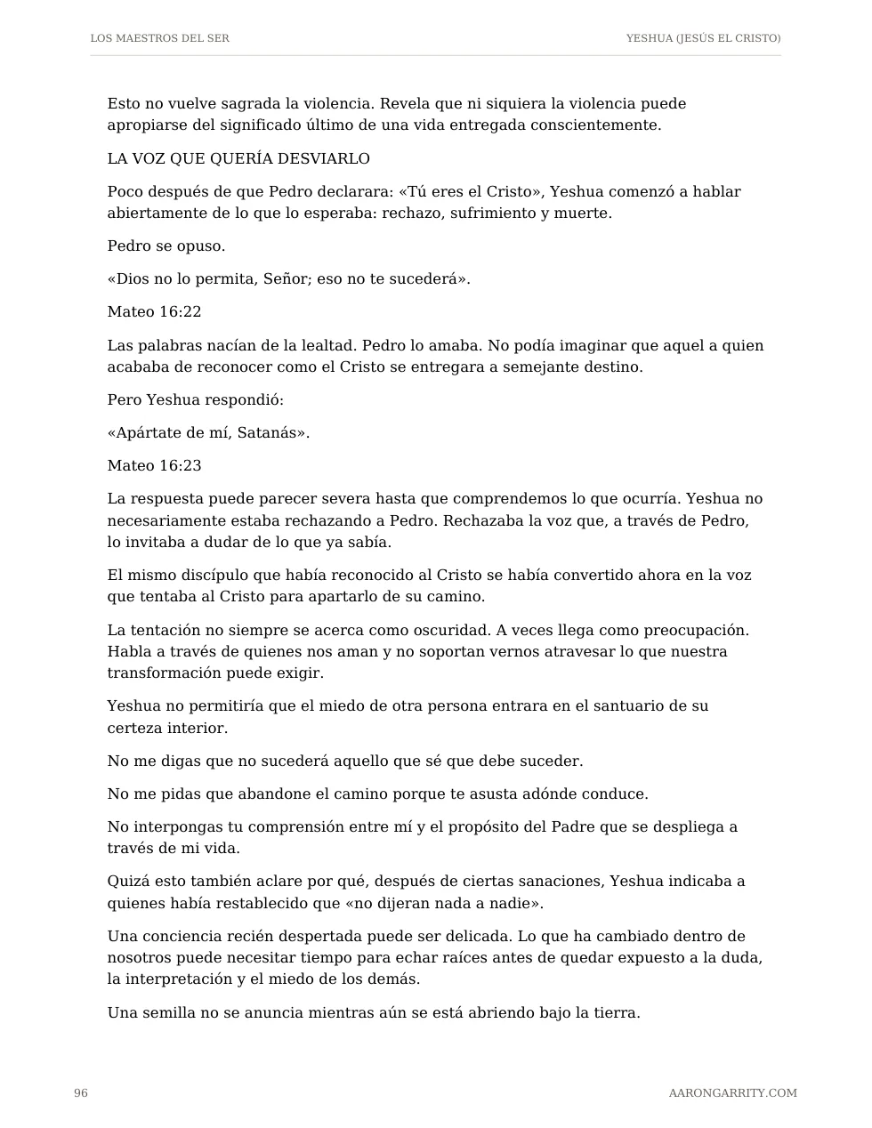 Yeshua, edición española, página 98