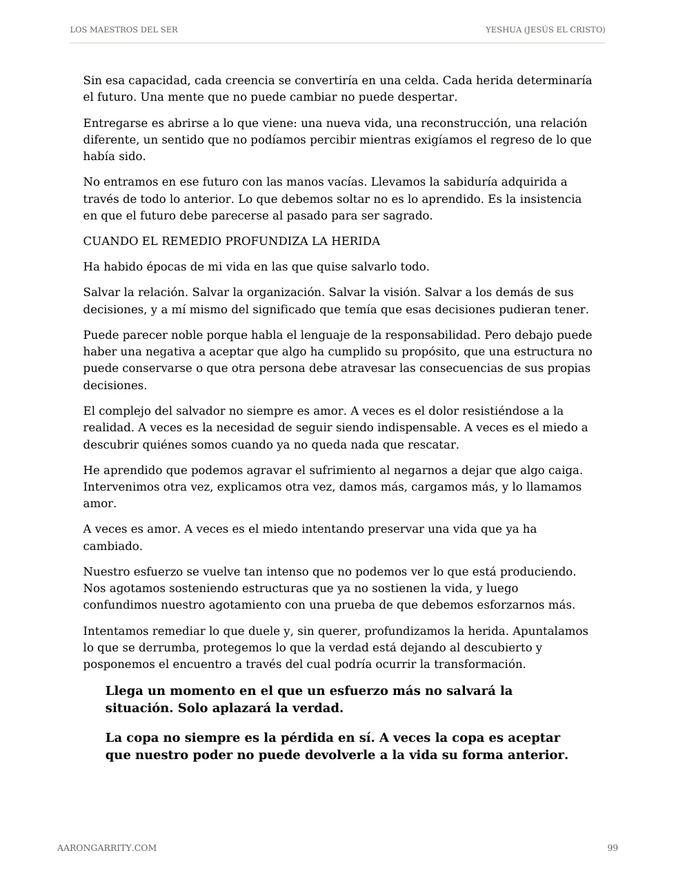 Yeshua, edición española, página 101