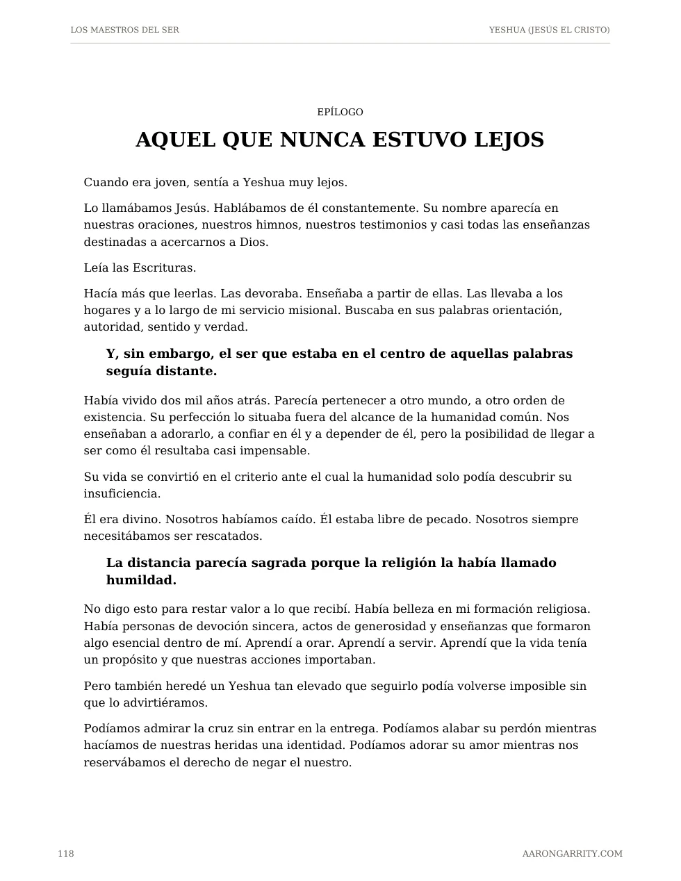 Yeshua, edición española, página 120