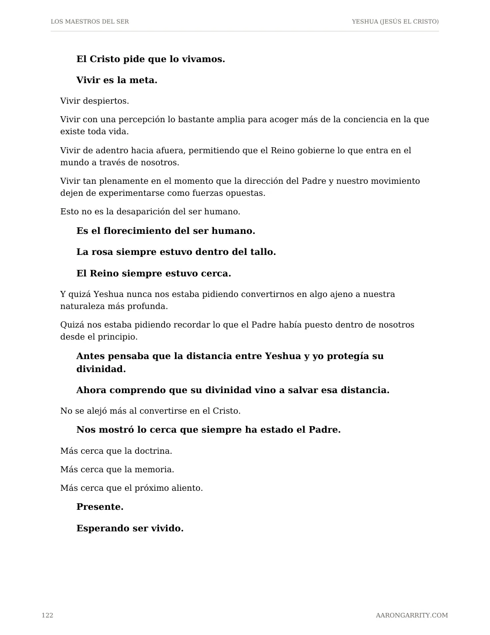 Yeshua, edición española, página 124