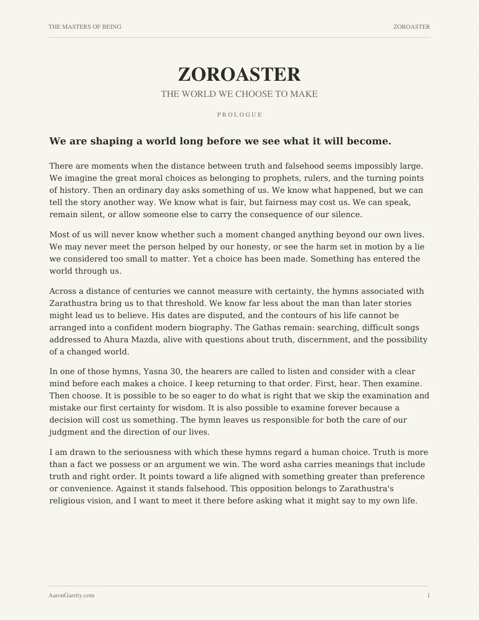 Zoroaster designed edition, page 2
