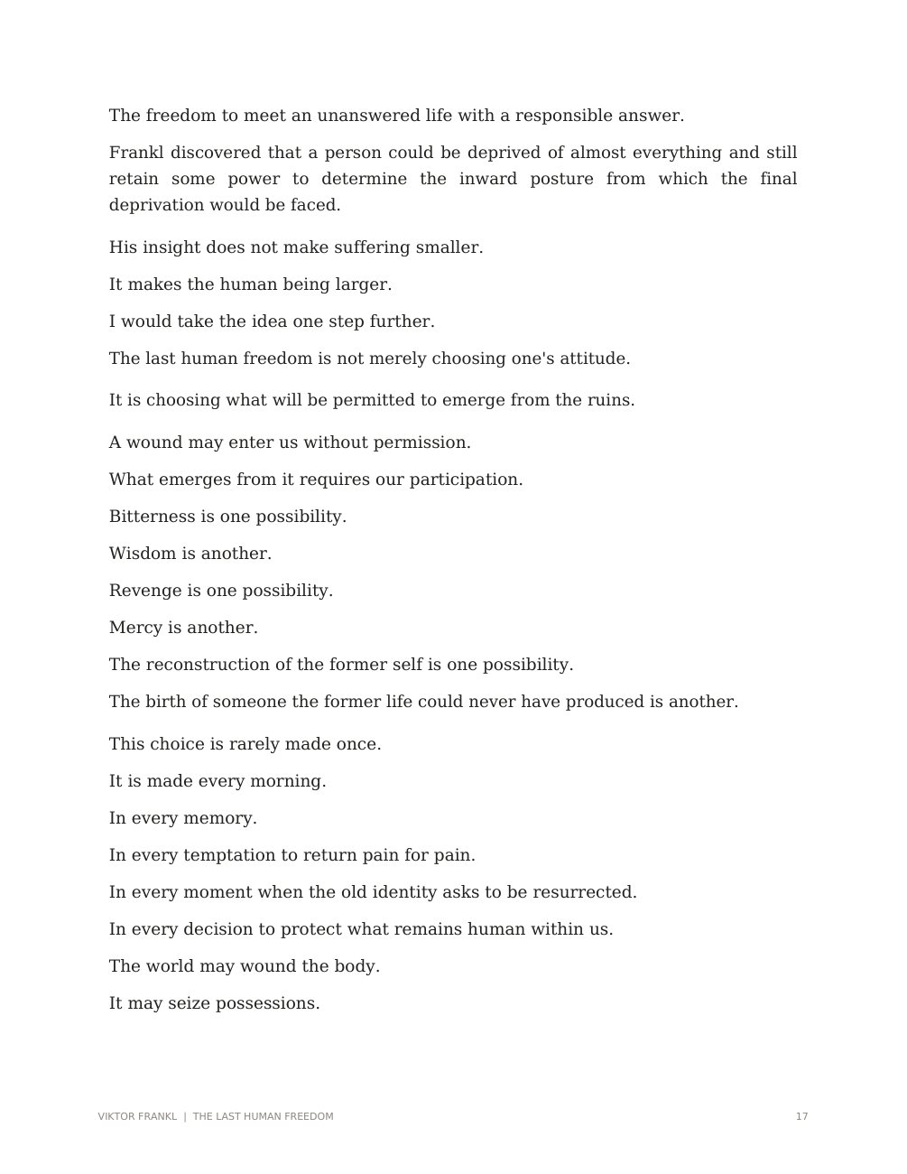Viktor Frankl designed edition, page 18