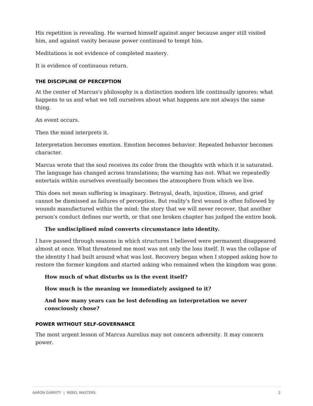 Marcus Aurelius designed edition, page 3