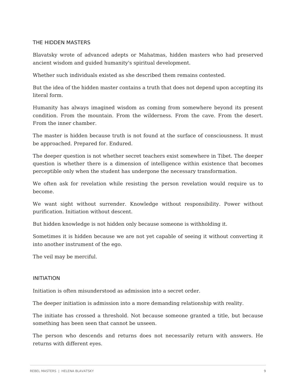 Helena Blavatsky designed edition, page 10