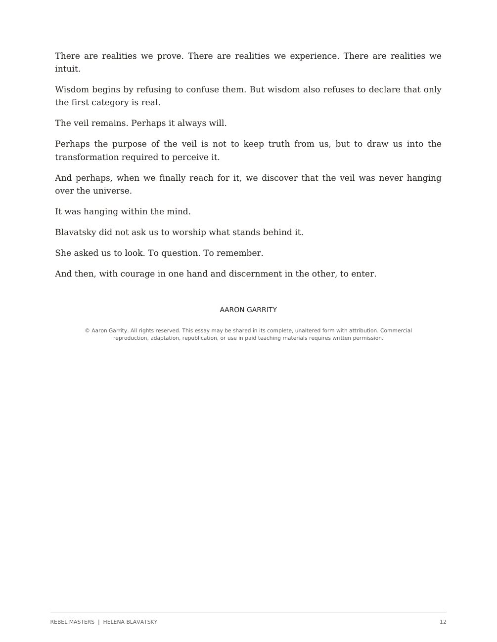 Helena Blavatsky designed edition, page 13
